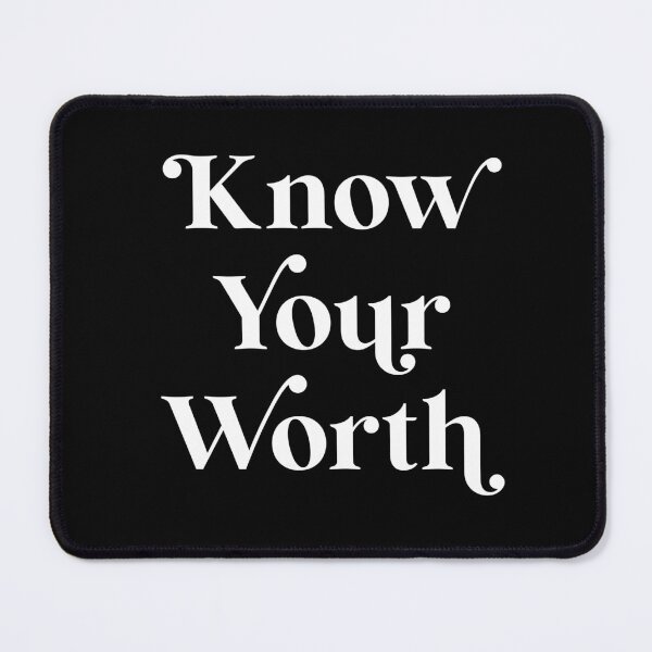 Item preview, Know Your Worth designed and sold by latheandquill.
