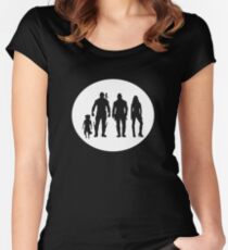 Guardians of the Galaxy peter quill and friends Women's Fitted Scoop T-Shirt