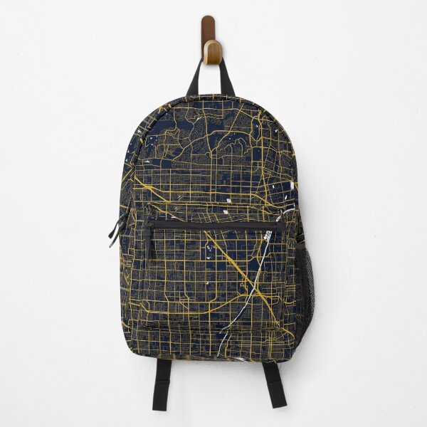 Item preview, Anaheim City Map of California, USA - Gold Art Deco designed and sold by deMAP.