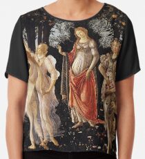 Primavera - Sandro Botticelli Chiffon Top
