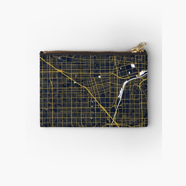 Item preview, Anaheim City Map of California, USA - Gold Art Deco designed and sold by deMAP.