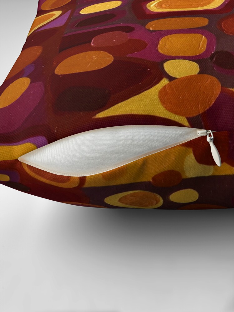 Thumbnail 2 of 4, Pillow, Golden Bubble Bath designed and sold by PatTrindade.