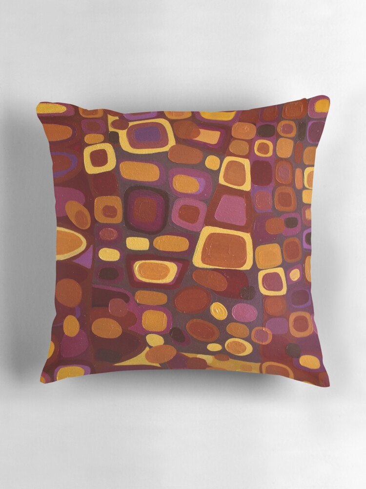 Thumbnail 3 of 4, Pillow, Golden Bubble Bath designed and sold by PatTrindade.