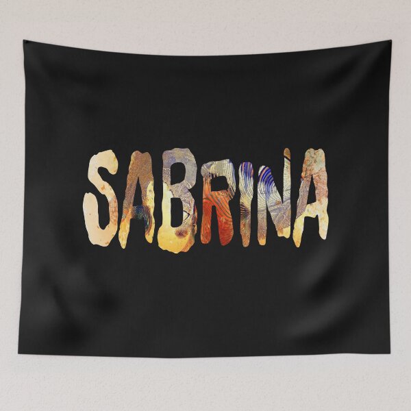 Item preview, Sabrina girls name colourful design designed and sold by Areashor.