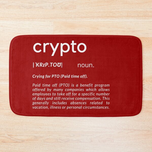Item preview, Crypto Definition | cryptocurrency fun designed and sold by Jasmin's Fashion World.