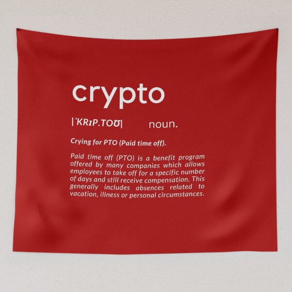 Item preview, Crypto Definition | cryptocurrency fun designed and sold by Jasmin's Fashion World.