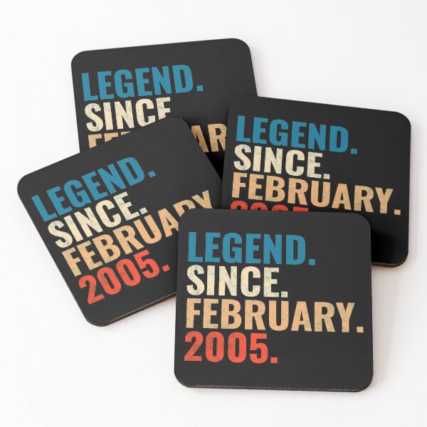 Item preview, Legend Since February 2005 Retro Vintage designed and sold by Teelogic.