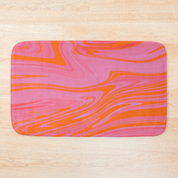 Item preview, Liquid abstract contrast pink, coral and orange designed and sold by Lo-cura.