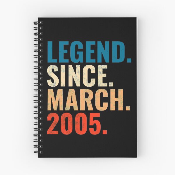Item preview, Legend Since March 2005 Retro Vintage designed and sold by Teelogic.