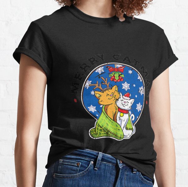 Merry best sale catmas shirt