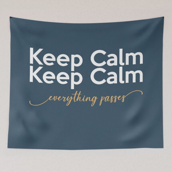 Item preview, Keep Calm - everything passes designed and sold by Polyxz.
