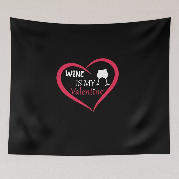 Item preview, Funny Valentine Quote, Wine Is My Valentine Women's Design, Cool Valentine Wine  designed and sold by Mouadox ★★★★★.