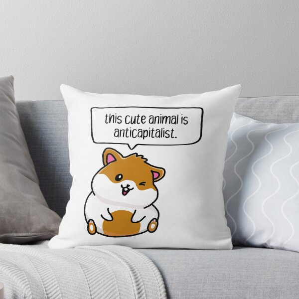Item preview, this cute animal is anticapitalist. hamster. designed and sold by cute anarchist animals.