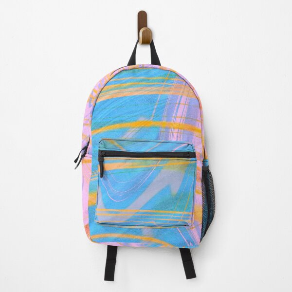 Item preview, Liquid abstract 41 contrast pink, orange and blue with textures designed and sold by Lo-cura.