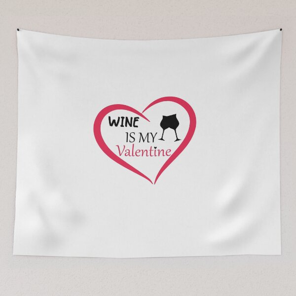 Item preview, Funny Valentine Quote, Wine Is My Valentine Women's Design, Cool Valentine Wine  designed and sold by Mouadox ★★★★★.