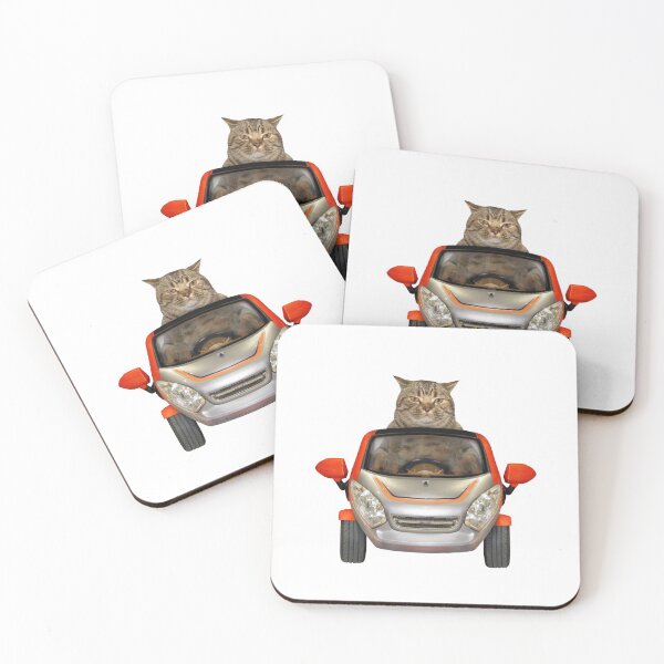 Item preview, cat driving a car Essential T-Shirt designed and sold by Issa ★★★★★.