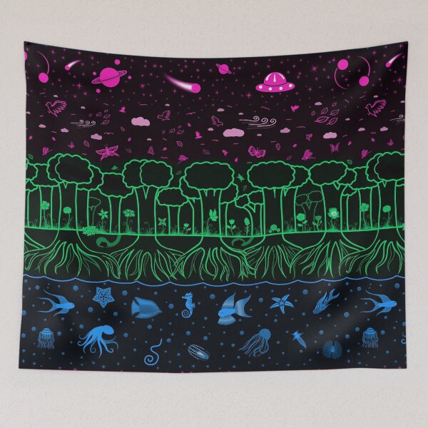 Item preview, Layers of the World, Polysexual Flag designed and sold by StephOBrien.