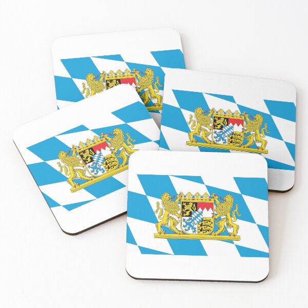 Item preview, Flag of Bavaria  w/ Crest (Lozenge Style) designed and sold by Freihalt.