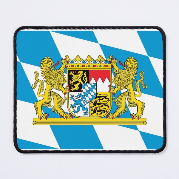 Item preview, Flag of Bavaria  w/ Crest (Lozenge Style) designed and sold by Freihalt.