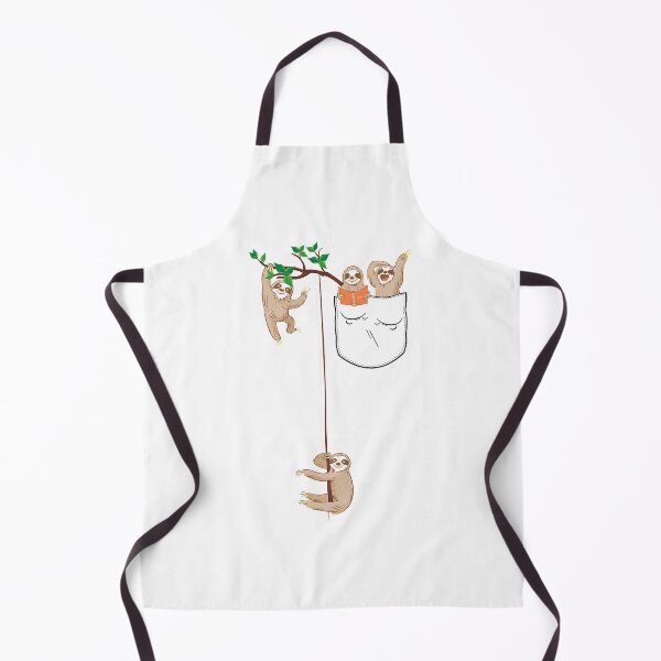 Item preview, Happy Sloth Family Habitat in Pocket designed and sold by andrewbrian.