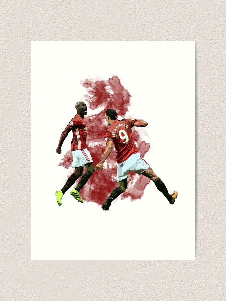 "Pogba And Ibrahimovic Art" Art Print For Sale By Armaan | Redbubble