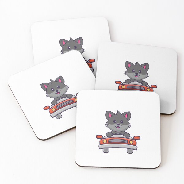 Item preview, Cat Driving A Car Sticker designed and sold by Issa ★★★★★.