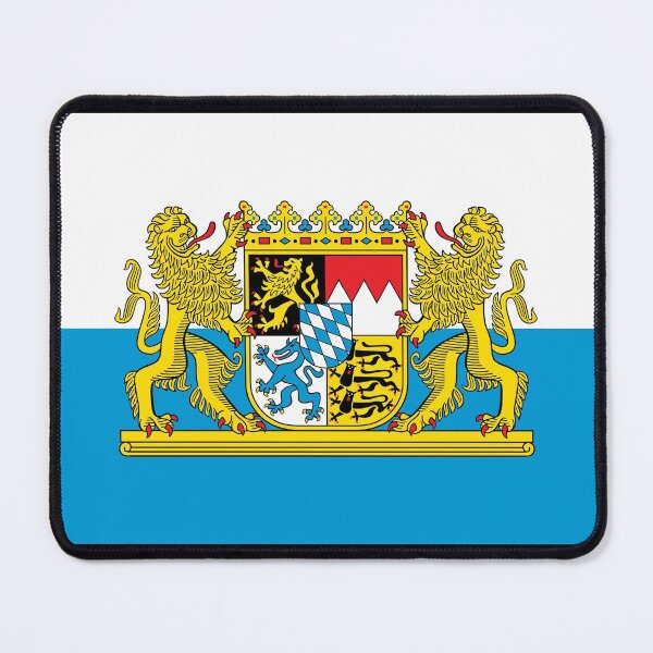 Item preview, Flag of Bavaria  w/ Crest (Striped Style) designed and sold by Freihalt.