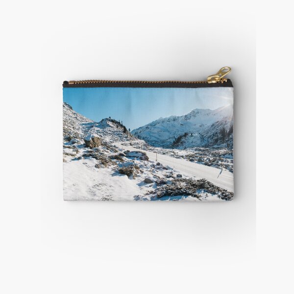 Item preview, Swiss Alps - Flüelapass Mountain Pass Panorama on Sunny Winter Day designed and sold by visualspectrum.