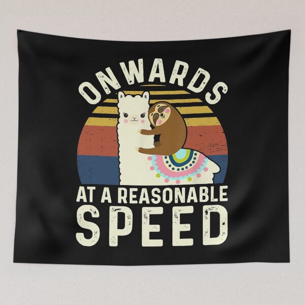 Item preview, Sloth Riding Alpaca - Funny Llama Sloth Lover designed and sold by andrewbrian.
