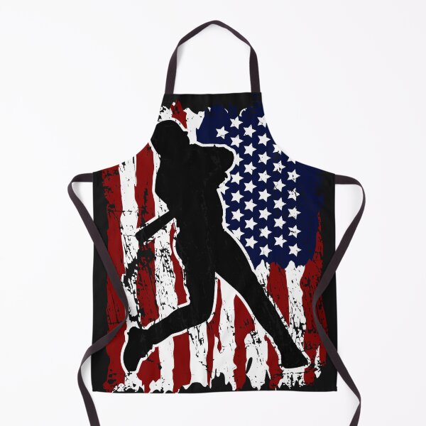 Item preview, Vintage Baseball Player American US Flag Destressed Graphic designed and sold by MyFavorTee.