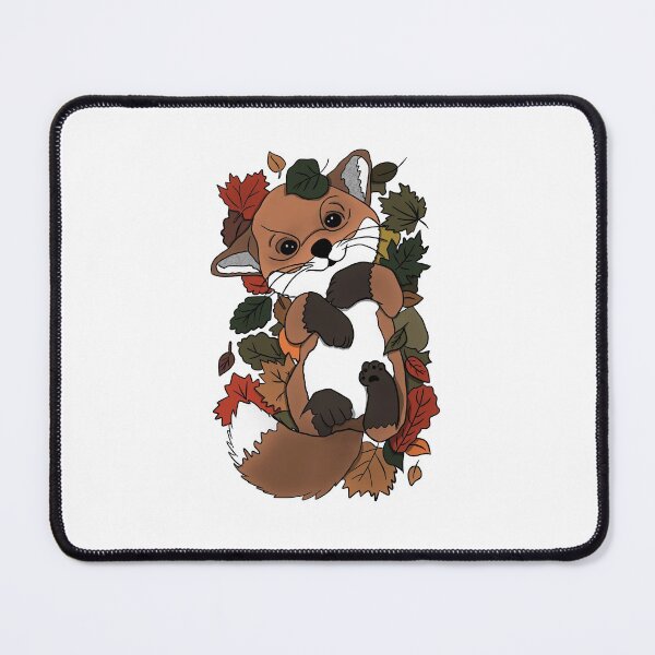 Item preview, Cute little Fox on an Autumn day with leaves designed and sold by Montse Martí L..
