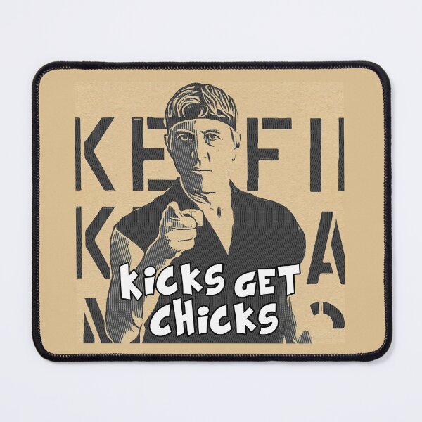 Item preview, Johnny Lawrence Drawing Kicks get Chicks Quote designed and sold by EinsamerBaum.