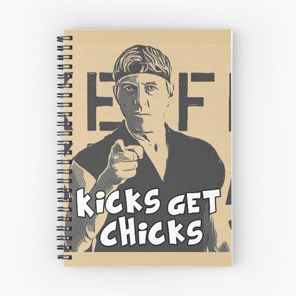 Item preview, Johnny Lawrence Drawing Kicks get Chicks Quote designed and sold by EinsamerBaum.