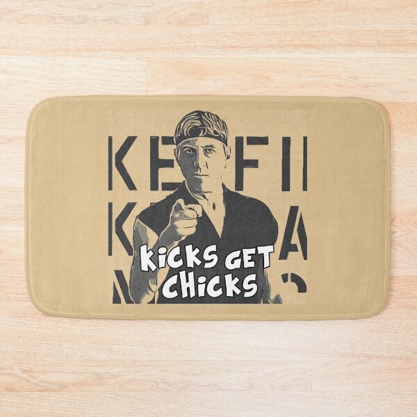 Item preview, Johnny Lawrence Drawing Kicks get Chicks Quote designed and sold by EinsamerBaum.