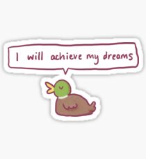 Positive Duck Sticker