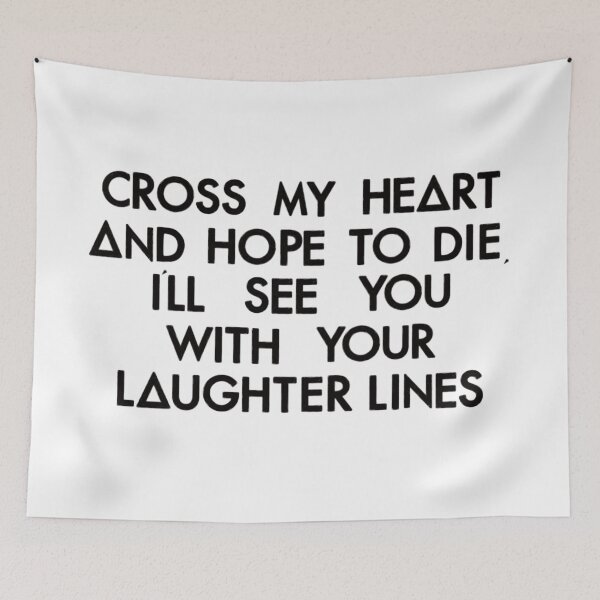 Item preview, Laughter Lines (black) designed and sold by nynkuhhz.