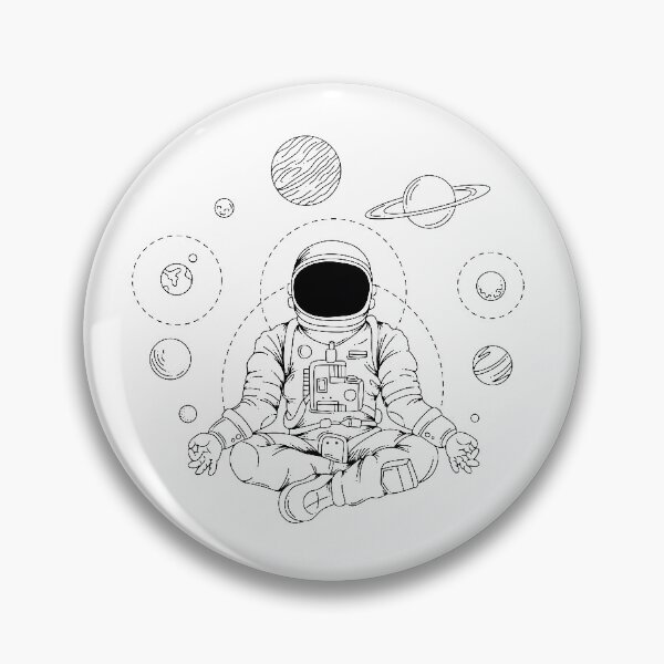 Artikelvorschau, Meditations-Astronaut entworfen und verkauft von OutLoudDesigns.