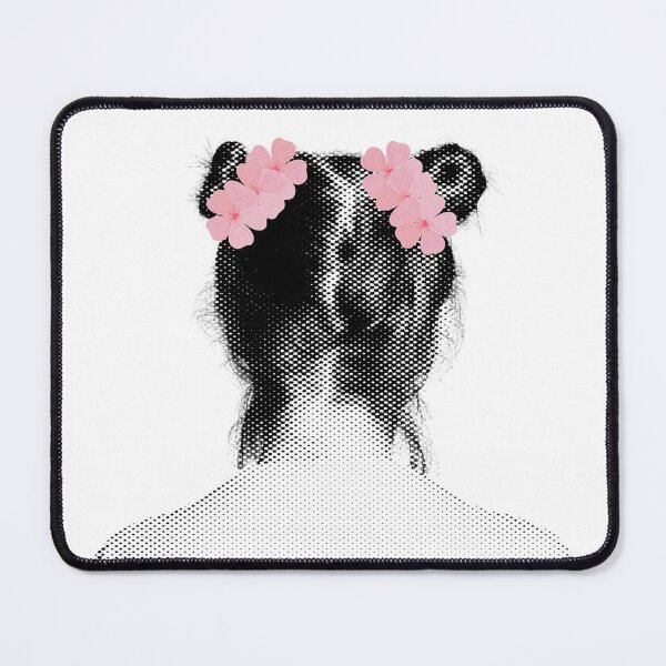 Item preview, Spacebun girl with flowers designed and sold by PODTycoon.