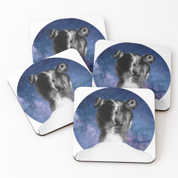 Item preview, Spacebun girl staring into space designed and sold by PODTycoon.