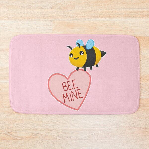 Item preview, Valentine's Day Bee Mine Pink Heart  designed and sold by DewbertCo.