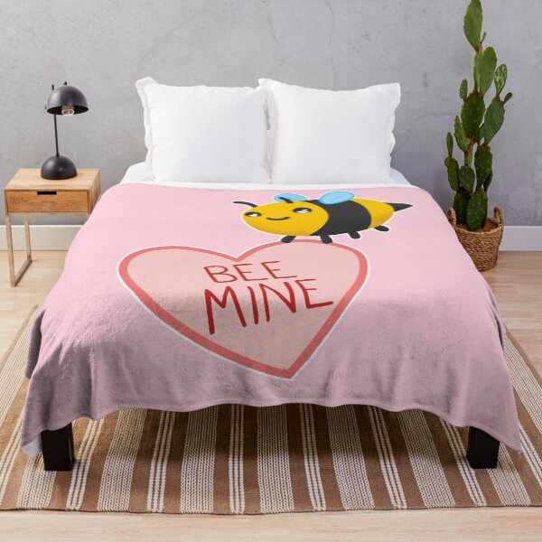 Aperçu de l'œuvre Coeur rose de la Saint-Valentin avec Bee Mine créée et vendue par DewbertCo.