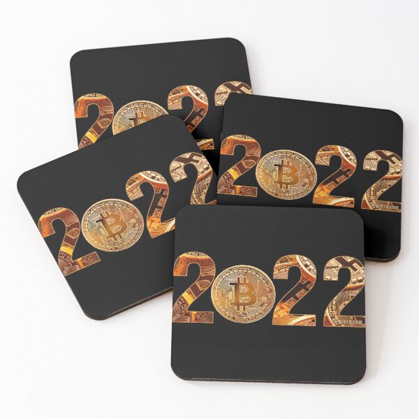 Item preview, 2022 BITCOIN Happy New Year designed and sold by SAJAMANIA.