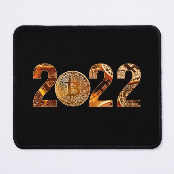 Item preview, 2022 BITCOIN Happy New Year designed and sold by SAJAMANIA.