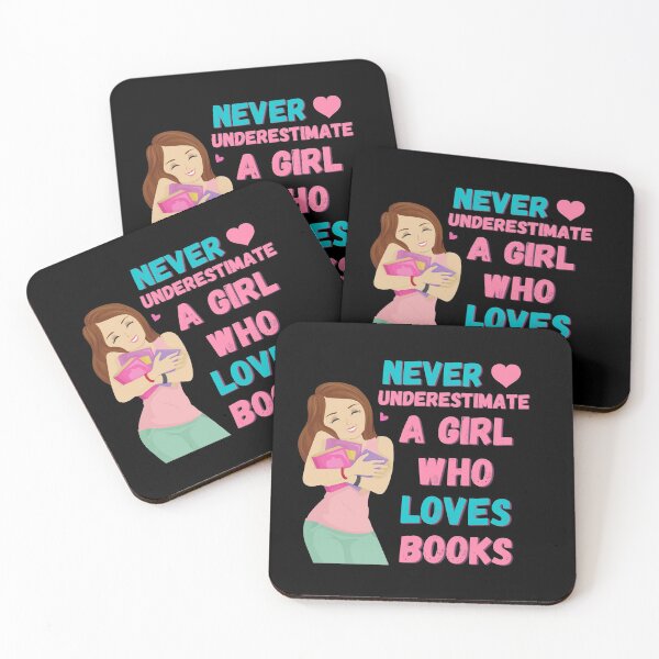 Item preview, never underestimate a girl who loves books designed and sold by shopx8.