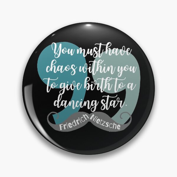 Aperçu de l'œuvre Citation de Friedrich Nietzsche - Le chaos dans l'étoile dansante créée et vendue par superbling.
