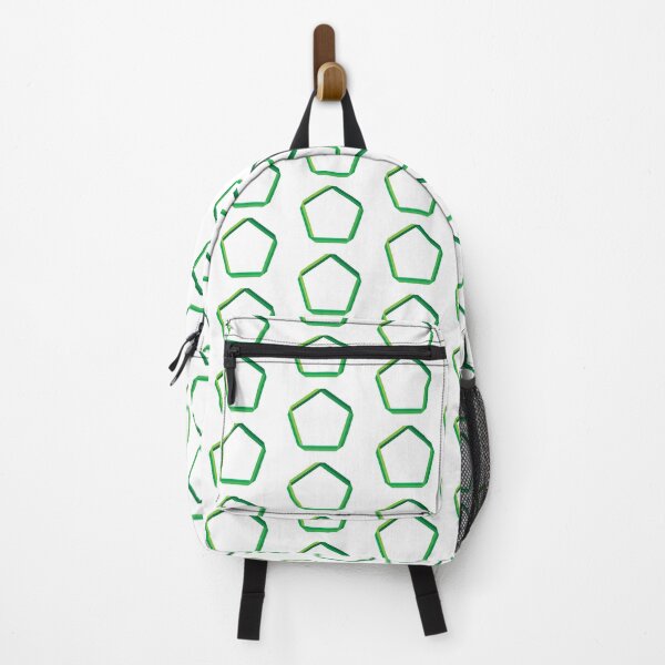 Item preview, Pentagons Geometric Pattern GREEN on White designed and sold by HybrisStudio.