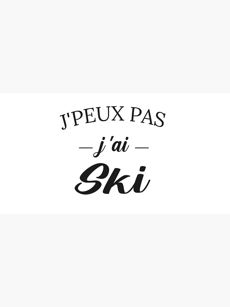 Aperçu 5 sur 5. Tapis de souris avec l'œuvre WOW !! Je peux pas j ai ski tee shirt cadeau fan des pistes enneigées et de SKI montagne créée et vendue par FranceLibre.