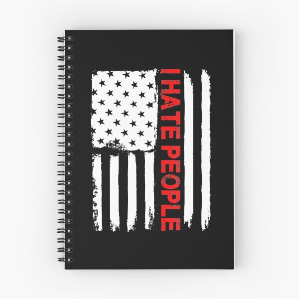 Item preview, I Hate People Love America Funny Flag designed and sold by anthonymark14.