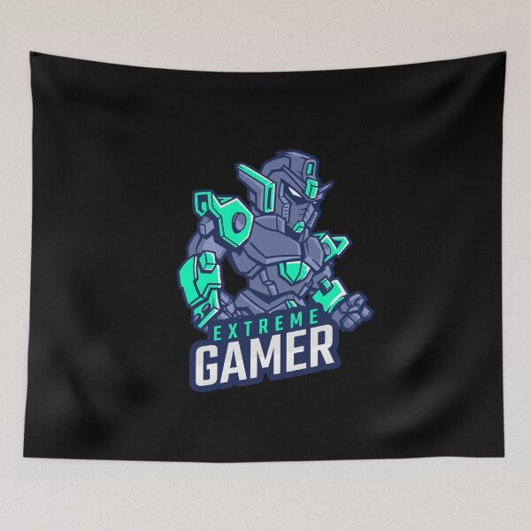 Item preview, Extreme Gamer with Fighter Robot designed and sold by PRIVARSHU.