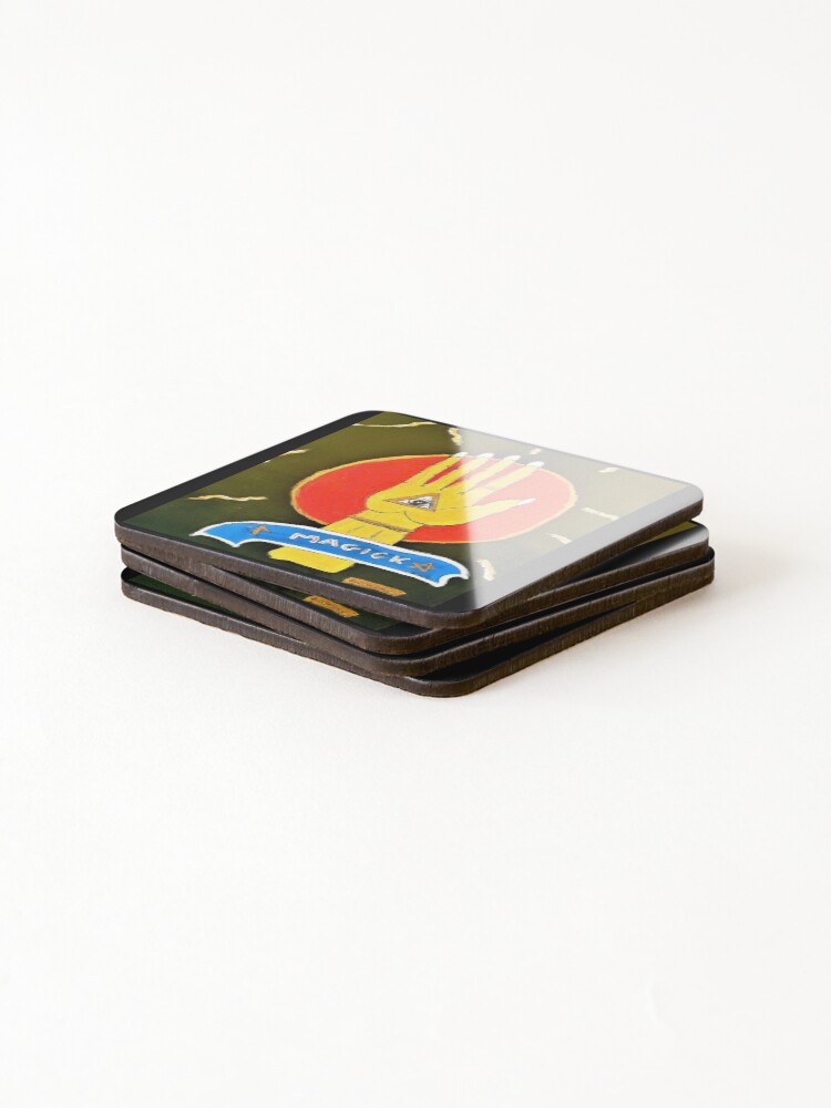 Thumbnail 4 of 5, Coasters (Set of 4), Magick designed and sold by Createaline.